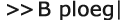 b ploeg